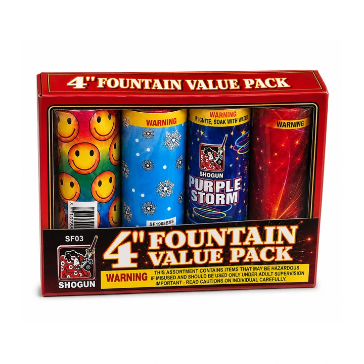 4" Fountain Value Pack