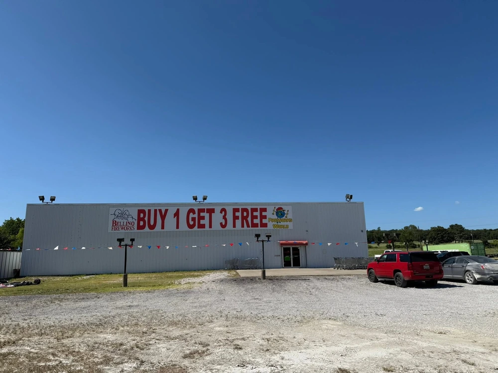 Fireworks World store in Gainesville, Texas