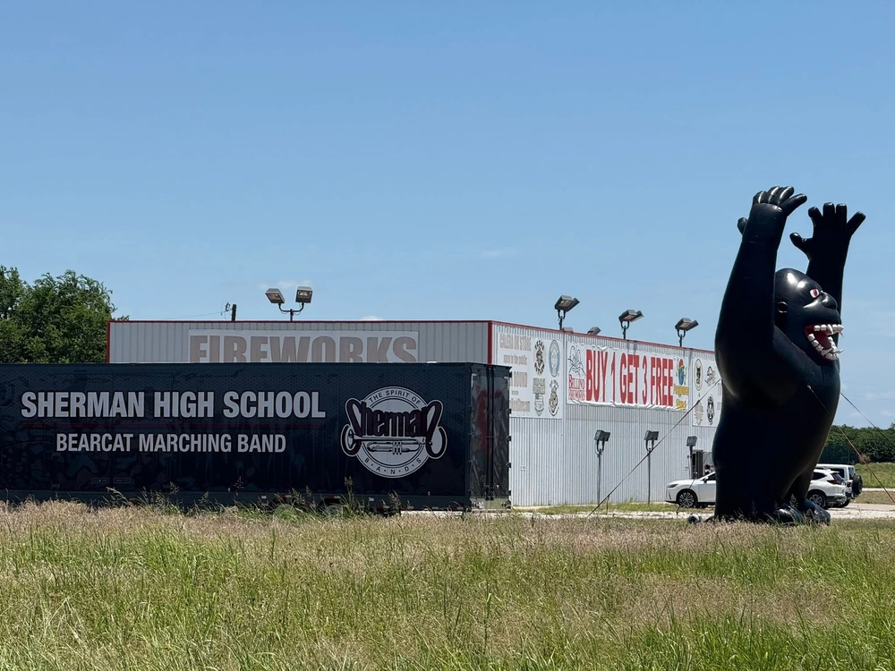 Fireworks World store in Sherman, Texas