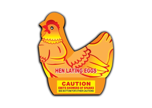 Hen Laying Egg