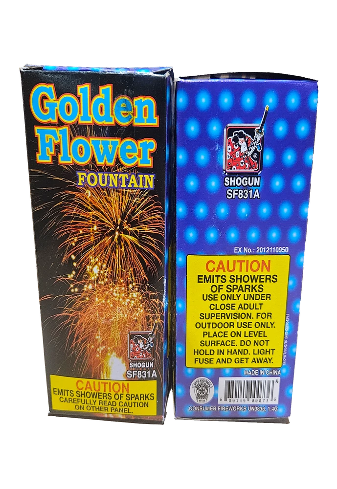 Golden Flower Fountain