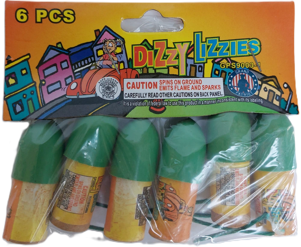 Dizzy Lizzies 6 PK